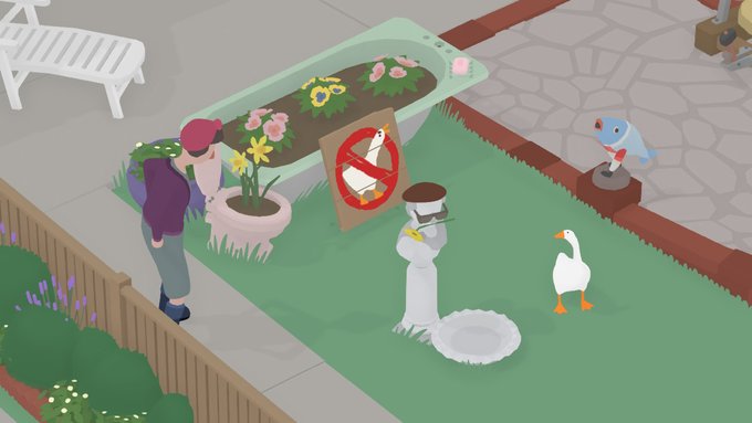 #UntitledGooseGame #NintendoSwitch https://t.co/405kdbVXMf<a href="/tag/untitledgoosegame"class="tags">#UntitledGooseGame</a><a href="/tag/nintendoswitch"class="tags">#NintendoSwitch</a>