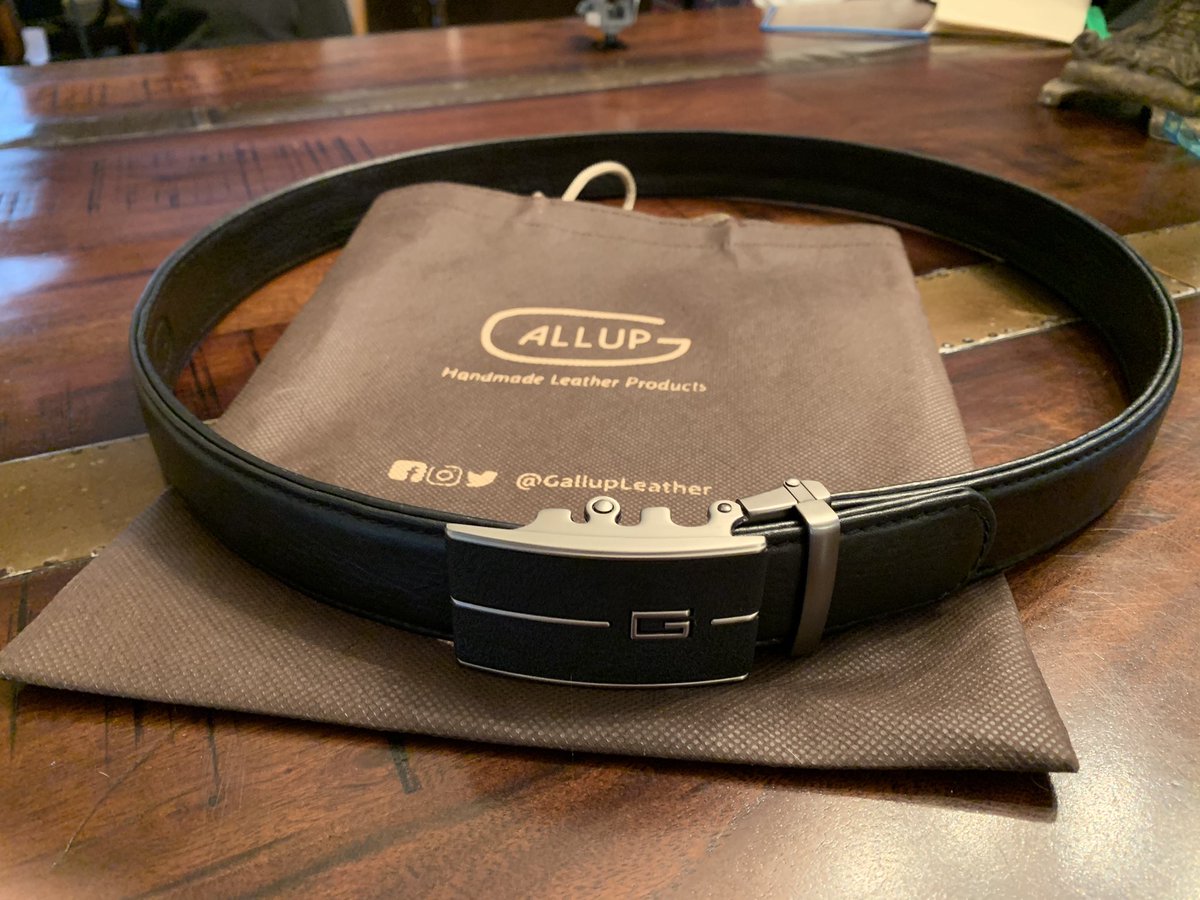 cox5029's tweet photo. Another awesome belt from @GallupLeather . Genuine leather and the buckle is guaranteed. Only $60 dollars. https://t.co/4jrhYk32L1