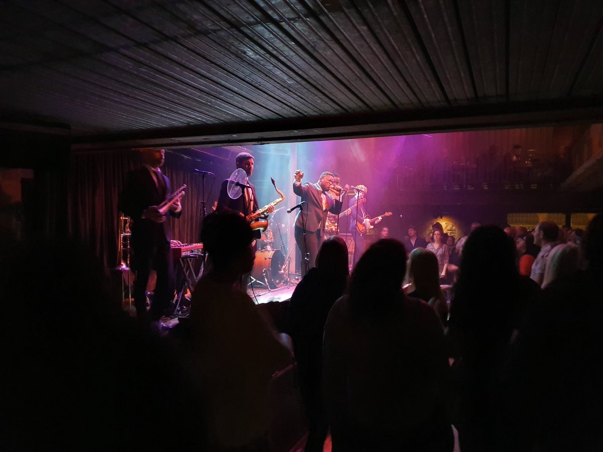 A little treat this evening. Popping into the Jazz Cafe for a spodda Soul with the Atlantic Soul Orchestra. #quality