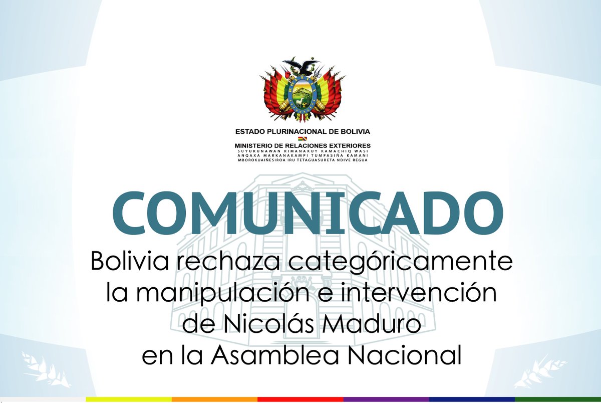 MRE_Bolivia tweet picture