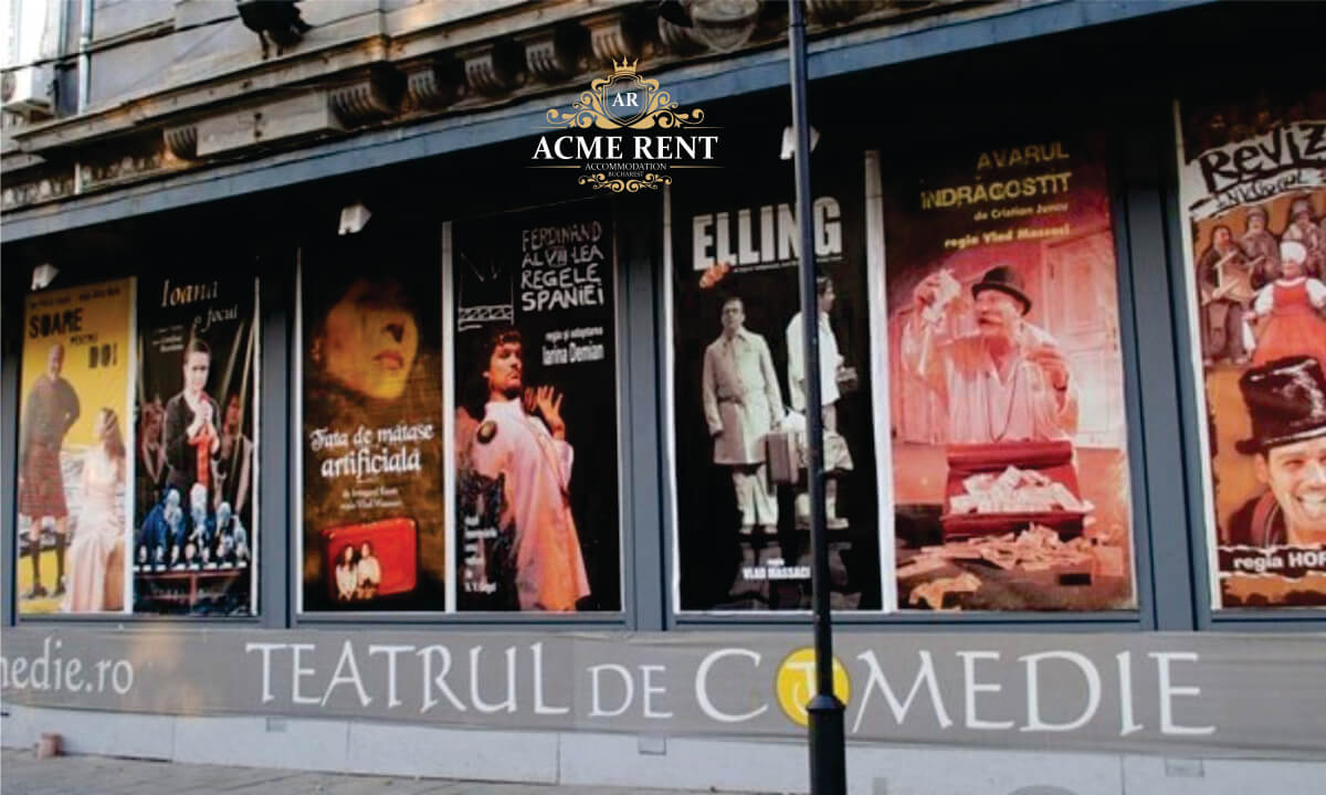 RentAcme's tweet photo. Pe 5 ianuarie 1961 se inaugura Teatrul de Comedie din Bucuresti; primul director a fost Radu Beligan (1961-1969).  Vizitati Bucurestiul! Noi va oferim cazare regim hotelier. #cazare #regimhotelier #rent #acccommodation #apartments #garsoniere #Bucharest https://t.co/AiQtDiz2GP