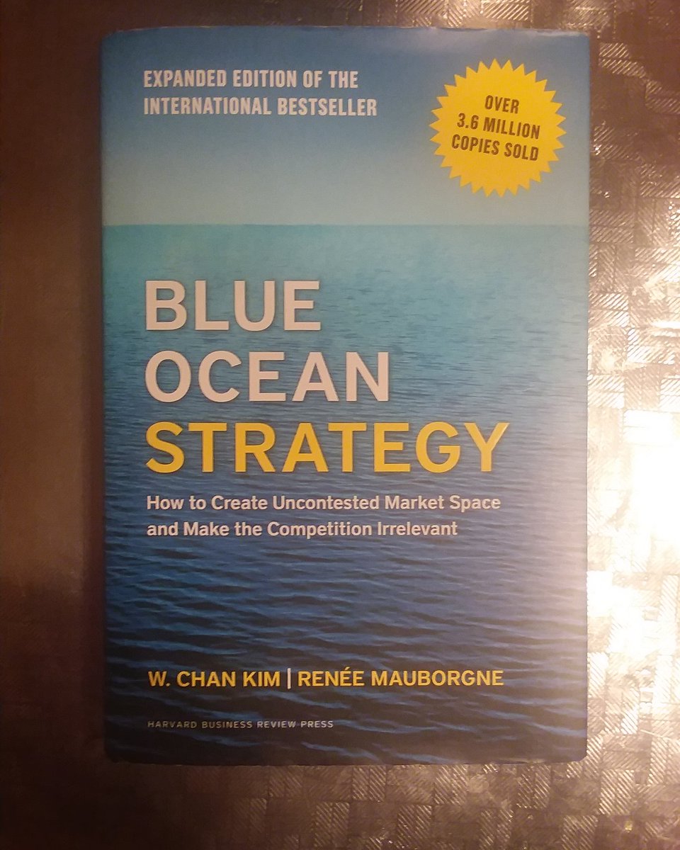 bigjay20201's tweet photo. Blue Ocean Strategy by W. Chan Kim and Renee Mauborgne #blueoceanstrategy #wchankim #reneemauborgne #harvardbusinessreviewpress #marketing #businessstrategy #blueocean #bigjayessential #bigjay20201 https://t.co/2HIhS8Q5zX