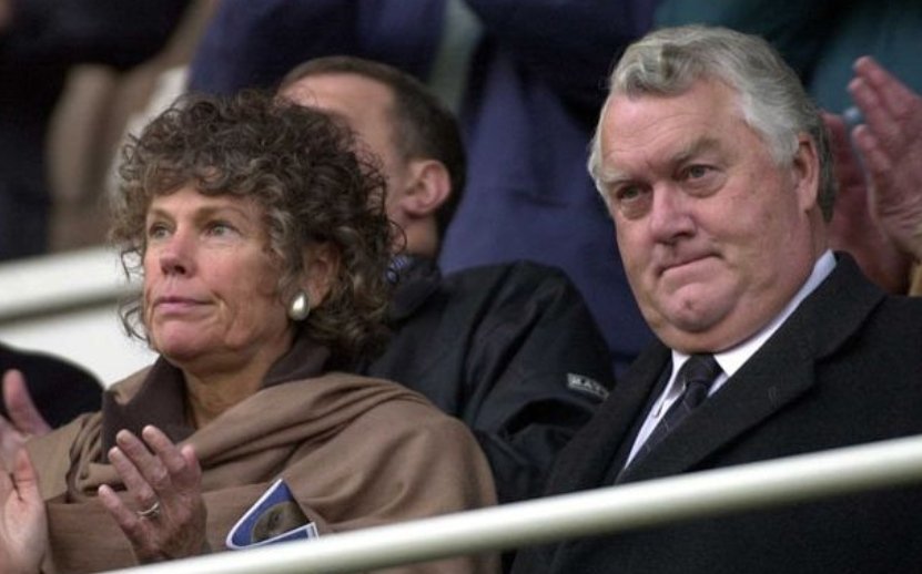 Kate Hoey, former Marxist, Brexiteer and lover of guns and hunting, has been Outward Bound since 2002. She likes football and snuggling up to Nigel Farage, and is seen here at Vaz's Leicester City with Sir Rodney Walker of the NSPCC who bought Savile's Scarborough apartment.