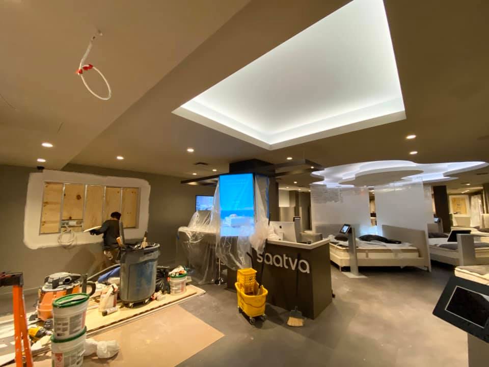 MatteraAV's tweet photo. Just finished this clients site a little over a month ago. They are already asking for upgrades! In progress.#digitalsignage #retailav #designbuild #commercialsystems #interiordesigner #8k #audiovideoconsultant #AvControlsystem @SamsungUS @RTICorp #retailaudiovisual #ledwall https://t.co/DCuTRkeUvM