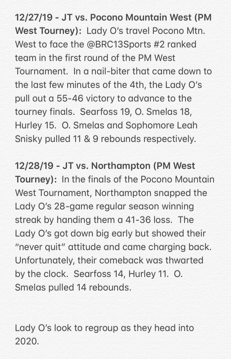 LadyOHoops's tweet photo. Recaps of the last 4 games of 2019. https://t.co/ATIf2zobGR