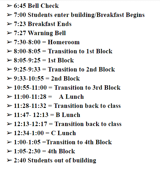ECMS_Counseling's tweet photo. Tomorrow's Schedule https://t.co/RUeKOuob7q