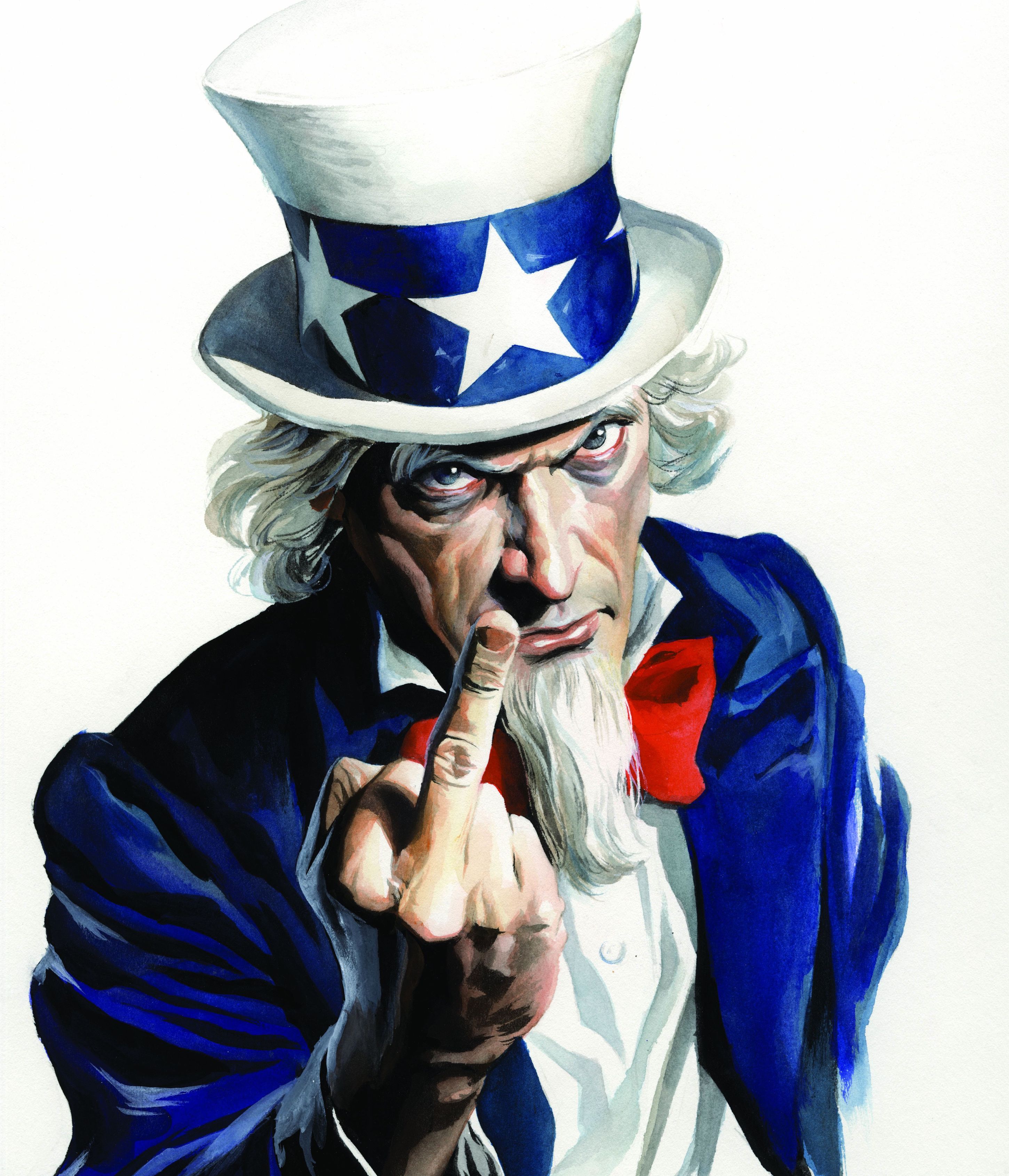 Alex Ross on X: Uncle Sam #unclesam #usa #art #comicartist #sundayfunday   / X