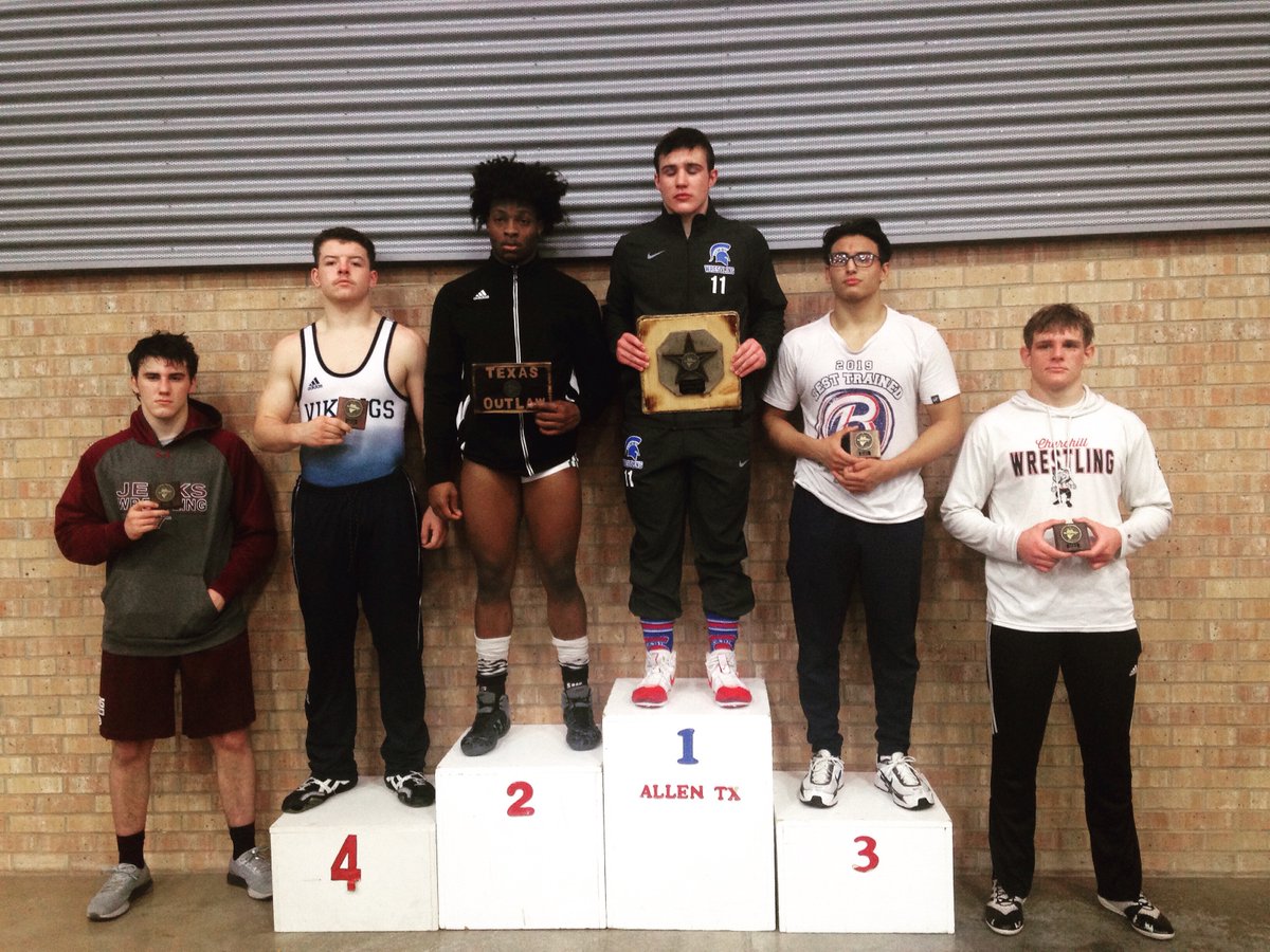 Churchill @WCRonHarris football player Chris Pruske earns 5th place at the toughest regular season wrestling tournament in Texas!  He had a 7-1 record over the weekend with wins against athletes from 3 different states!  #chasingchampionships
@sachurchill <a href="/NeisdAthletics/">NEISD ATHLETICS</a>