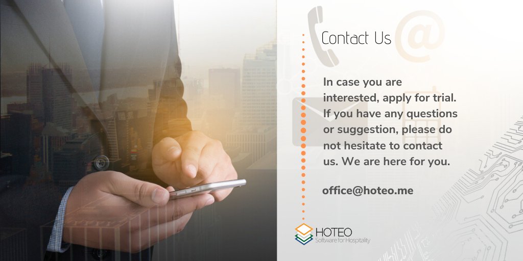 HoteoSoftware's tweet photo. In case you are interested, apply for trial.
https://t.co/OHmCe8AnTV
#HOTEO #contactus #hotelsaplication https://t.co/9F13EnBNoj