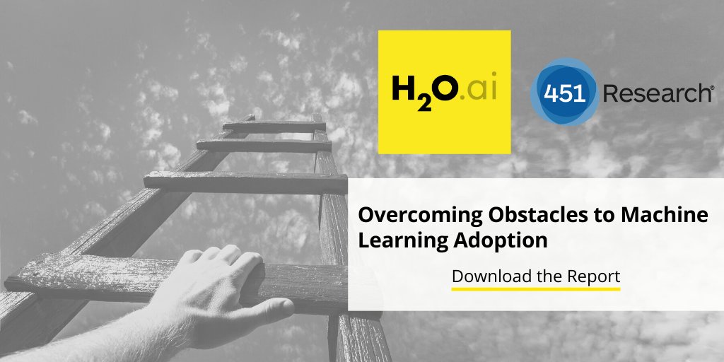 h2oai's tweet photo. It's the start of a new decade, and a new era in #AI and #machinelearning. Don't let the challenges of last decade plague you in 2020. Download this @451Research report on overcoming obstacles to #ML adoption: https://t.co/6o1NPXJYHf https://t.co/hFpKNhzr7u