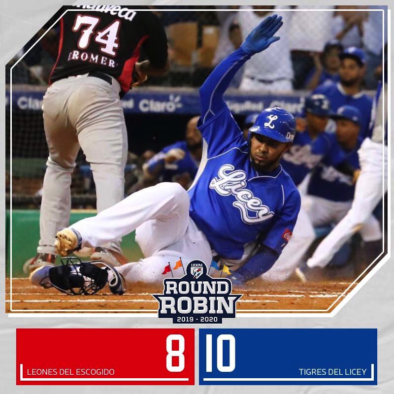 LIDOMRD's tweet photo. Cuando el Estadio Quisqueya Juan Marichal se viste de azul, los @TigresdelLicey no conocen la derrota.
Continúa el invicto glorioso en SD.
#LEvsTL
#LIDOM
#RoundRobin
#CopaBHDLeon https://t.co/y3AxZPtPW4