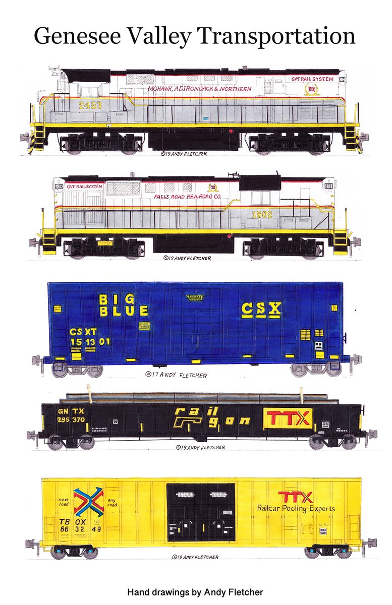 VIA Rail The Canadian set of 8 magnets Andy Fletcher 