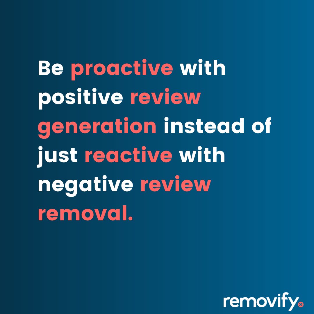 removify's tweet photo. It's one of our biggest tips and it's very simple: Be proactive with your reputation. Proactively asking your customers for feedback is one of the most-effective ways to manage your online reputation. https://t.co/cy9OpWHL3o