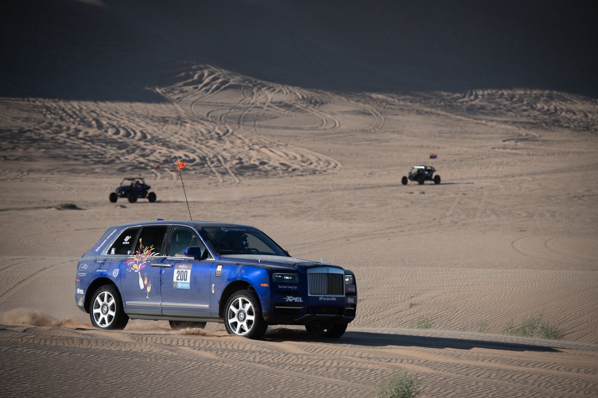 ⚡️2019 Daily Stage Winner Highlight:

From #JohnsonValley to #Glamis, the following teams did exceptionally well to earn the most points Day 6:

4x4
@rallyraspberry & Elise Racette, 2019 @Jeep #Rubicon

CUV
@MMMotorsports & Rebecca Donaghe, 2019 @rollsroycecars #Cullinan