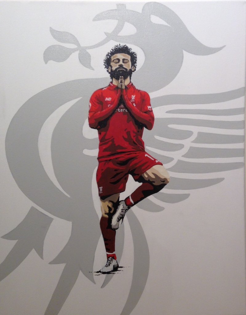 Mo Salah LFC. Show your colours in your barbershop #MoSalah #salah #barbershop #barbers #barberlife #barbering