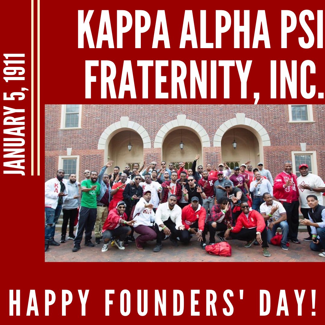 ODUFSL's tweet photo. Today the men of Kappa Alpha Psi Fraternity, Inc. are celebrating 109 years of brotherhood! Happy Founders’ Day and here is to many more years @EtaONUPES ! https://t.co/dhTYp4456X