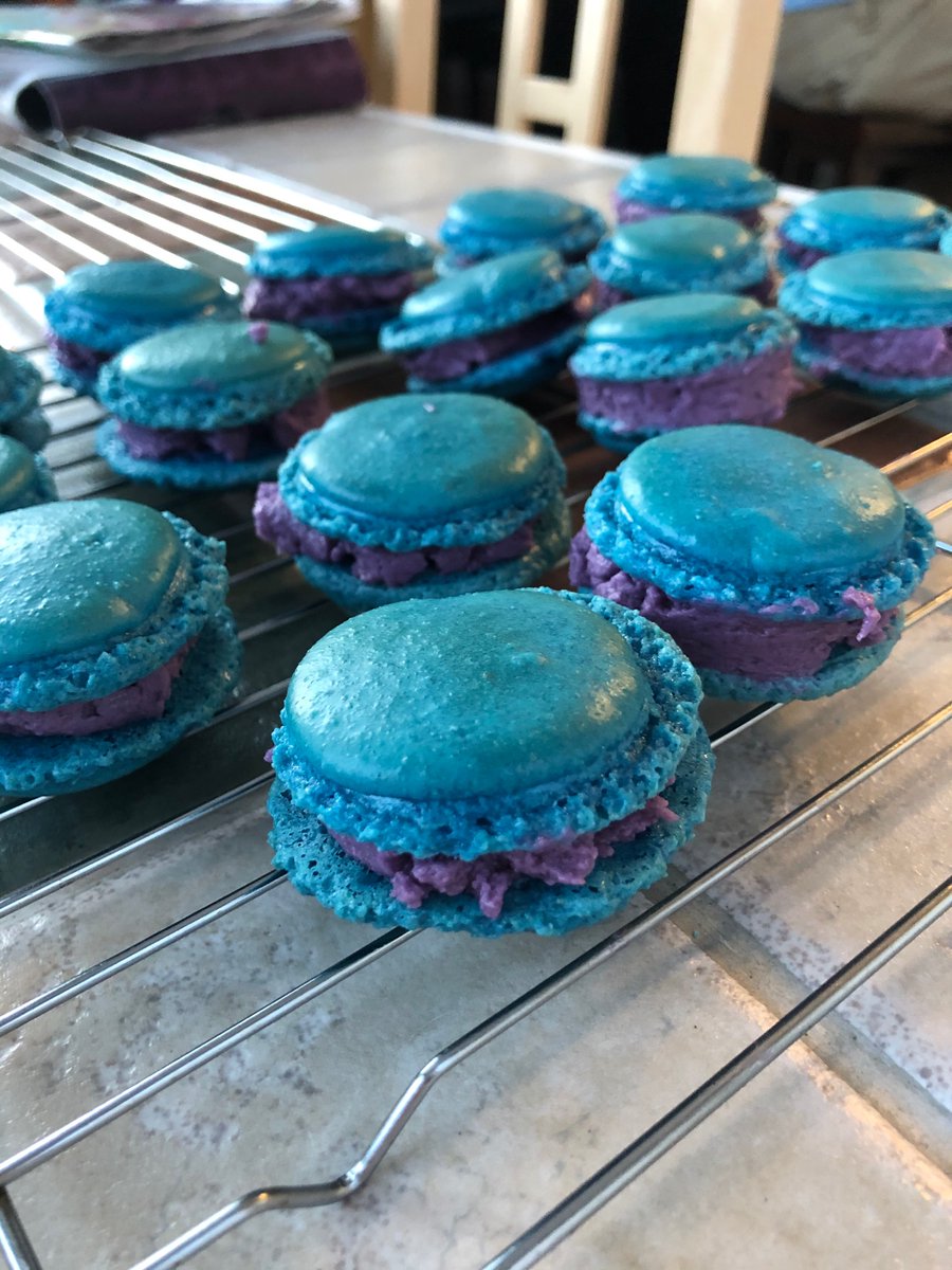 Last day of vacation- mixing health and decadence. Up at 6:45am for a lovely (crowd-free) skating session...then learned to make yummy (if not quite pretty) Fruit Loop macarons..then ate way more than I should have.