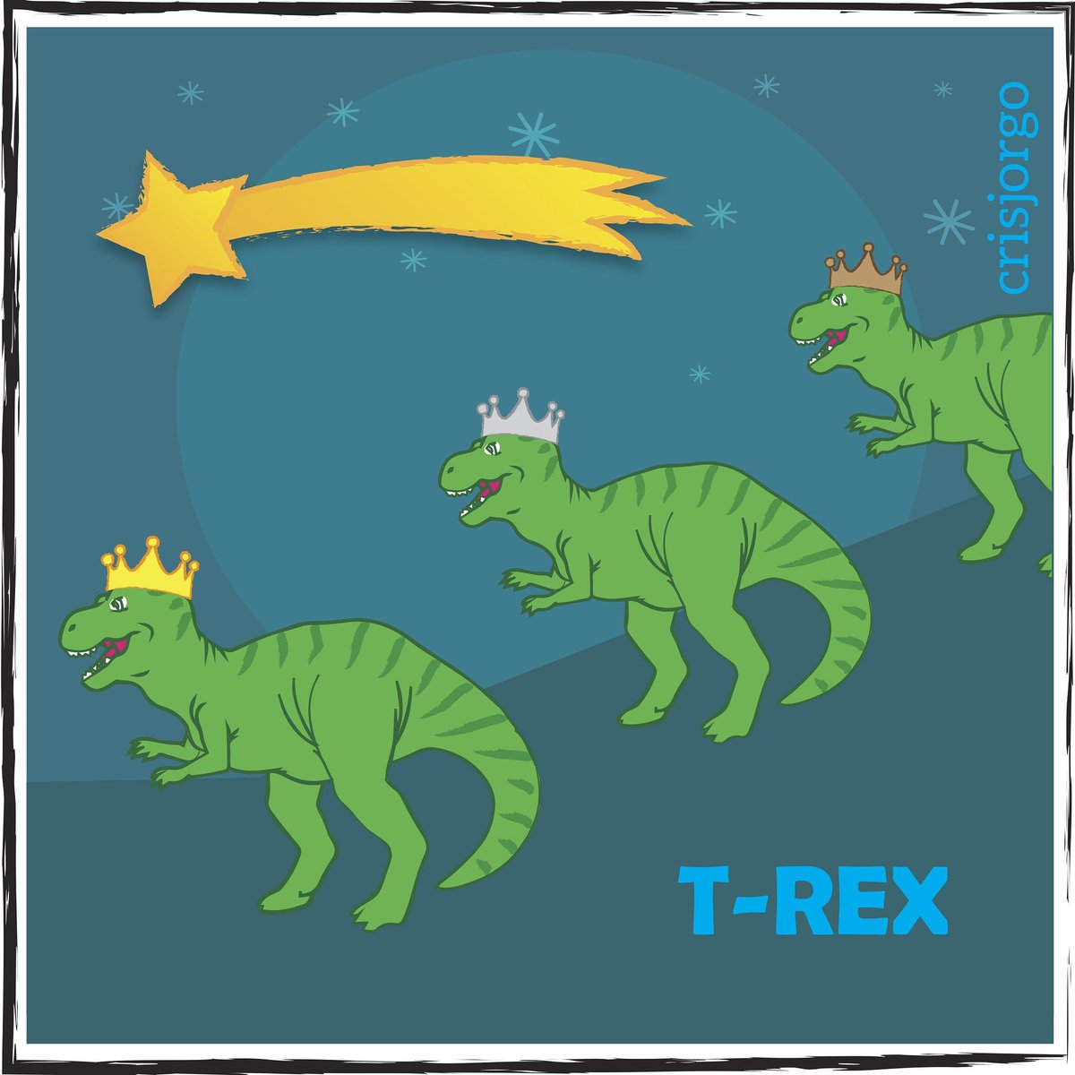 Cristina_Ramone's tweet photo. T-REX 🦖🦖🦖
#ReyesMagos
#trex #T-Rex #reyesmagos #tresreyesmagos #reismags #reismagsdorient #tresreis #tresreismags #threekings #threekingsday #threemagickings #navidad #nadal #Xmas #christmas #TyrannosaurusRex https://t.co/WvlJt0te07