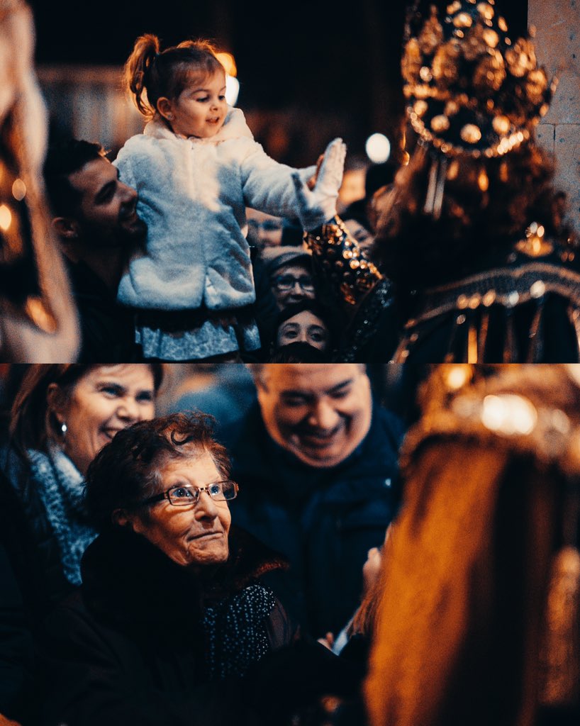 Y haciendo fotos esta noche me he dado cuenta de esto: la ilusión no tiene edad 🧡