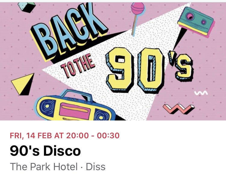 First event of 2020 #backtothe90’s