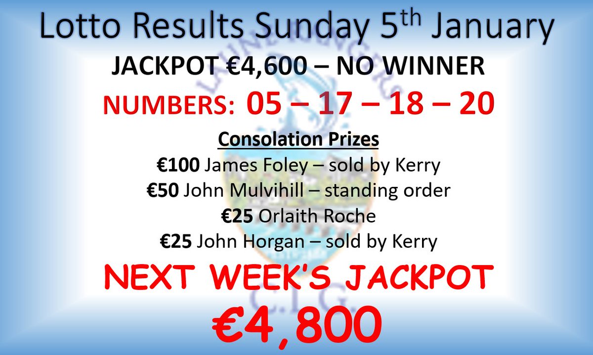 lotto 5 jan