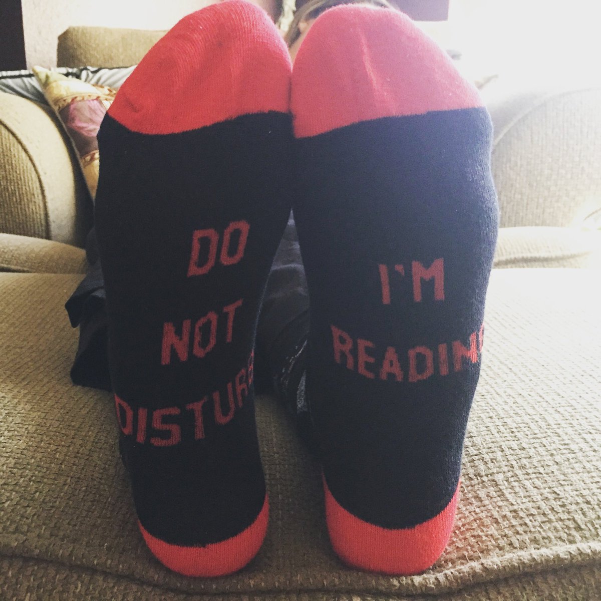 WickWrites's tweet photo. New book socks are the perfect reading companion.📚😉 A treat for my feet! 👣 #bookish #booklover #weekendreading #bookgirl #bookgift #booksocks #bookishsocks #donotdisturb #amreading #nowreadthis https://t.co/YuY793Soxq