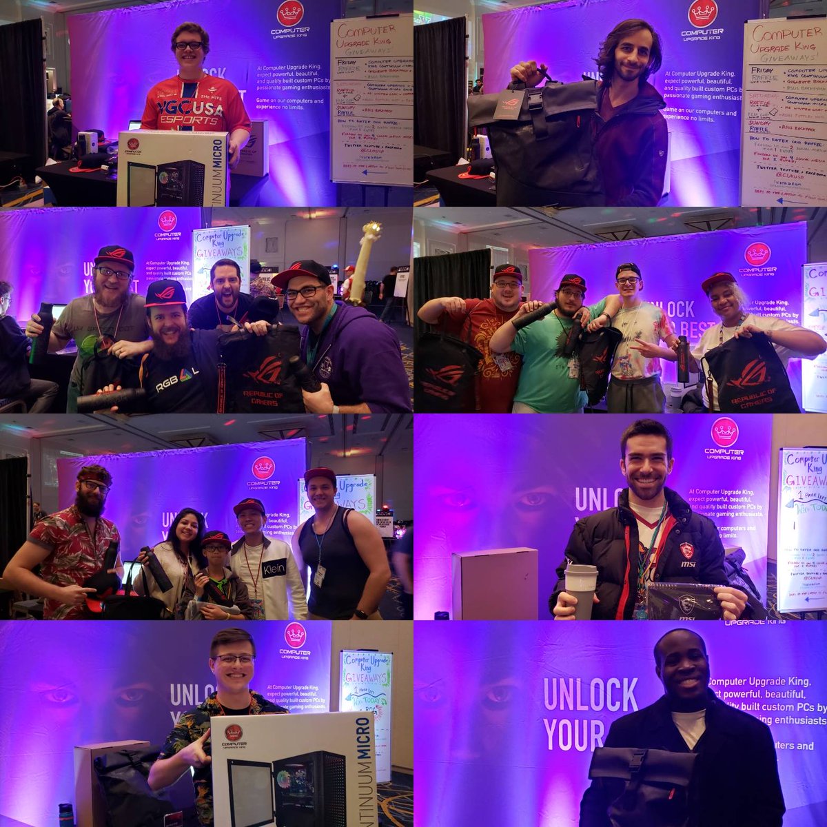 EmpoweredPCs's tweet photo. That's a wrap for MAGFest 2020! Congrats to all of our raffle and flip cup winners! #magfest #computerupgradeking #cukusa #asus #rog #msi #msigaming https://t.co/BPljQHmc0S