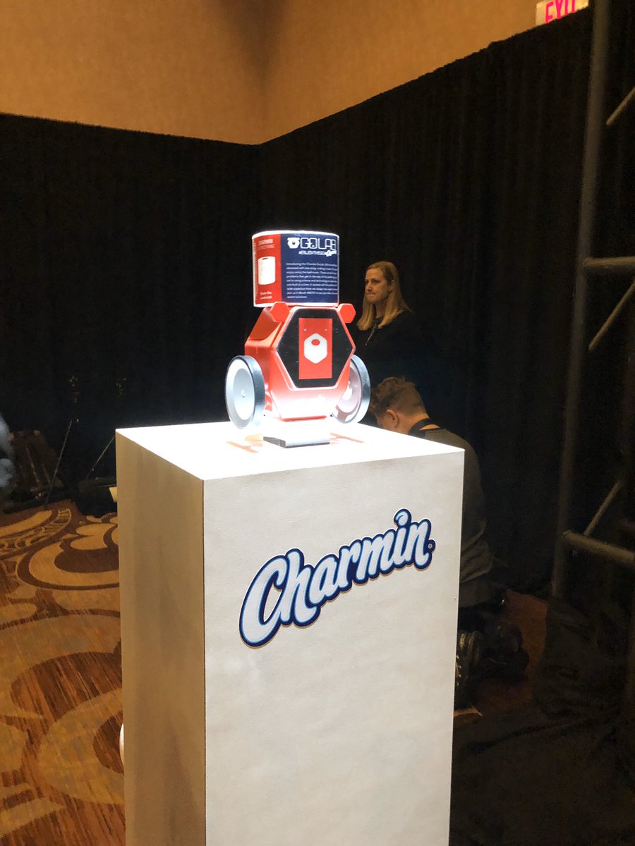 francieblack's tweet photo. @P&G @Charmin announces #foreverroll when #onthelu don’t get stranded #CES2020 given the rollbot paper fetcher is in research phase https://t.co/PX5VXO5U0R