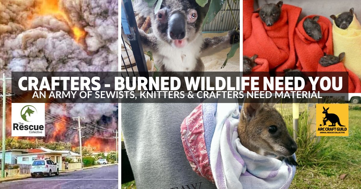 Gjeometry's tweet image. Global warming is real, and sadly, Australia is on fire.🔥 Sewists, knitters and crafters NEEDED. Here's one organization's efforts.🚑🌅 PLEASE, If you have any other links, information, ways we can help, post it below! Thank you. 💞
mkc.org.au/donations/arfs…