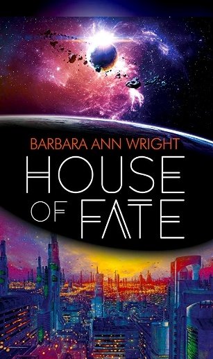 House of Fate by Barbara Ann Wright* f/f space opera featuring political marriage, prophecies and childhood friends to lovers* also surprise assassins! Kidnapping! Space battles! Like star wars, if star wars had queer people * so much space politics* YEARNING