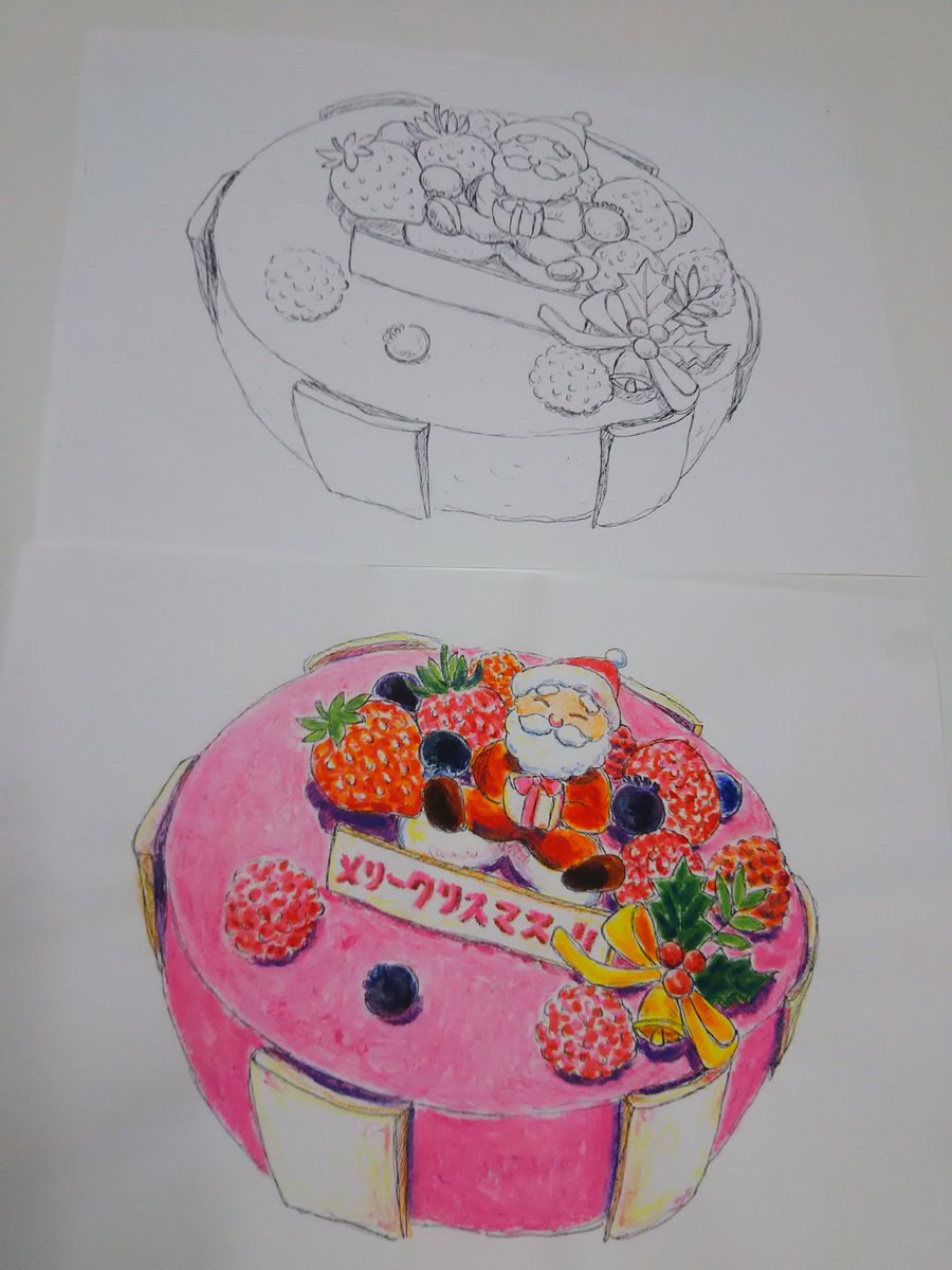 ギャラリーねこい No Twitter 本日のイラスト ケーキの日 らしいので児童館での教室用に描いたぬりえを っ W っ イラスト ケーキ ぬりえ ショートケーキは高齢者向け施設からのリクエストで来月使用します