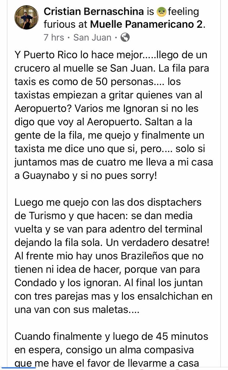 ubermanpr's tweet photo. @NTSPpr  aqui los taxi haciendo algo ilegal me parece, que van hacer. @CCamposTURISMO @PuertosPR @CrucerosPR @wandavazquezg @fortalezapr @PuertoRicoDMO https://t.co/HnqZdGfXjX