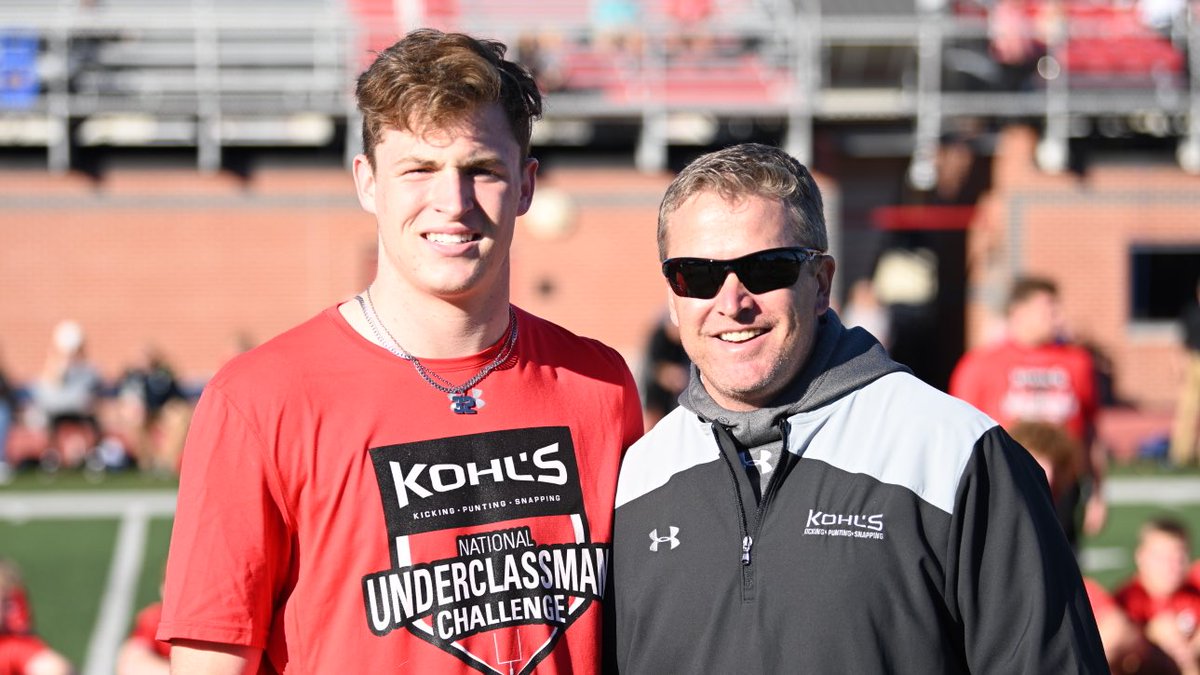 Day 2 competitions at the Kohl’s National Underclassman Challenge are in the books. Congratulations to our winners. #KohlsShowcase

KO: Doman
FG: Sahaydak &amp; Bacchetta
LS: Sterenberg
Punt: Todd