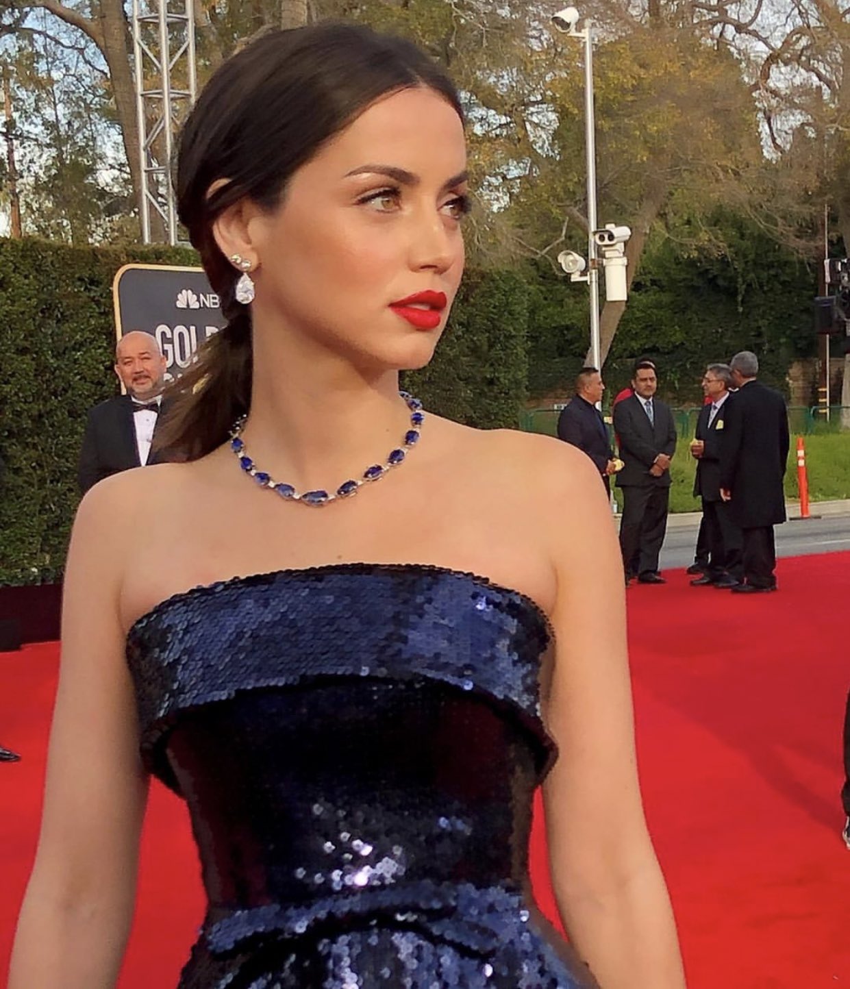 Ana de Armas Updates on X: First-time nominee Ana de Armas hits the  #GoldenGlobes red carpet in style.  / X