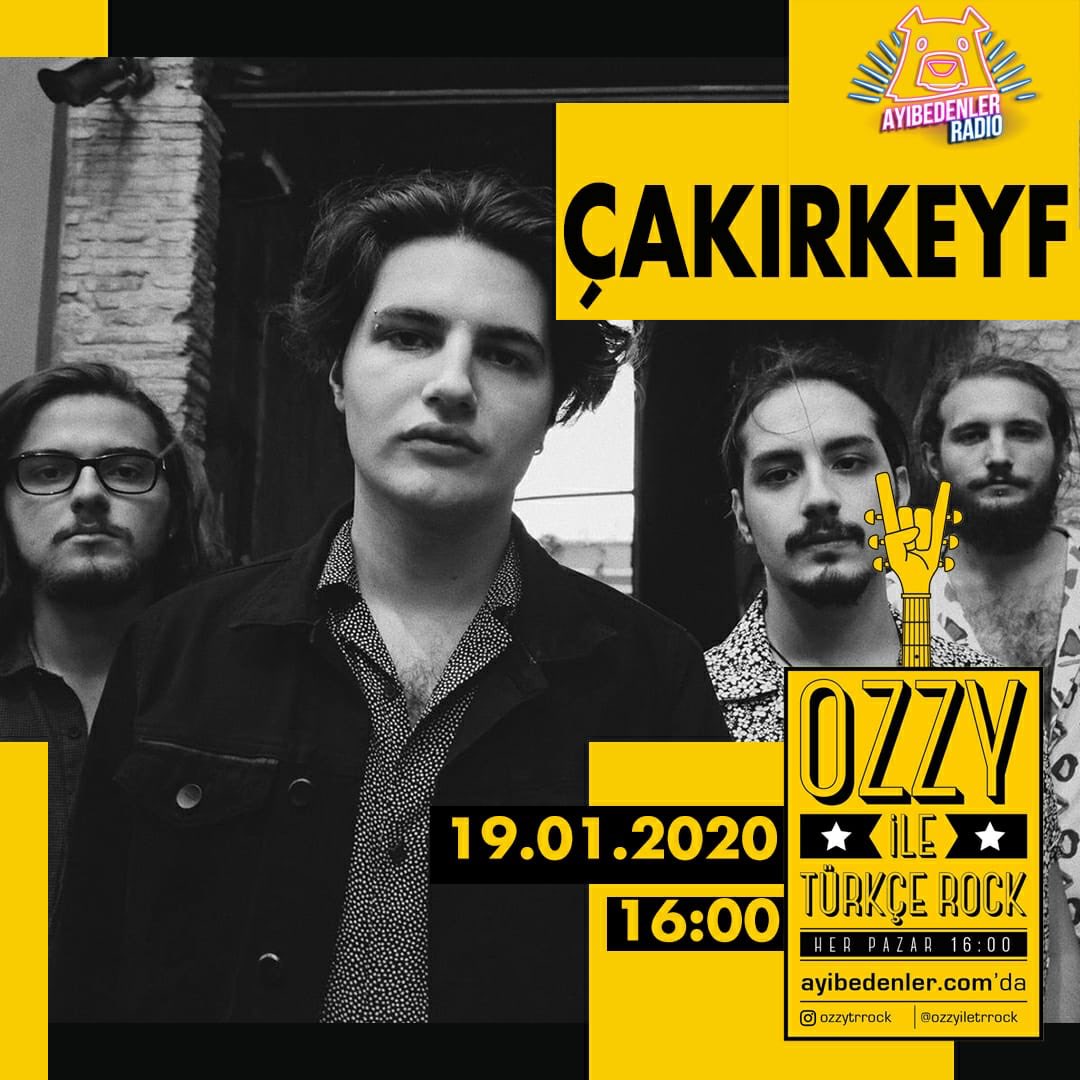 19 Ocak Pazar günü Ayıbedenler Radyo’da “Ozzy ile Türkçe Rock” programına konuk oluyoruz.