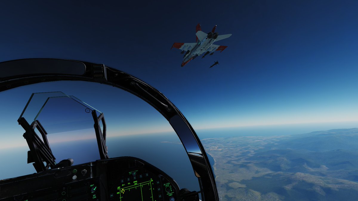 Close formation and laser guided bombing in #DCS with my friend <a href="/mr_vieux/">VieuxMr</a>