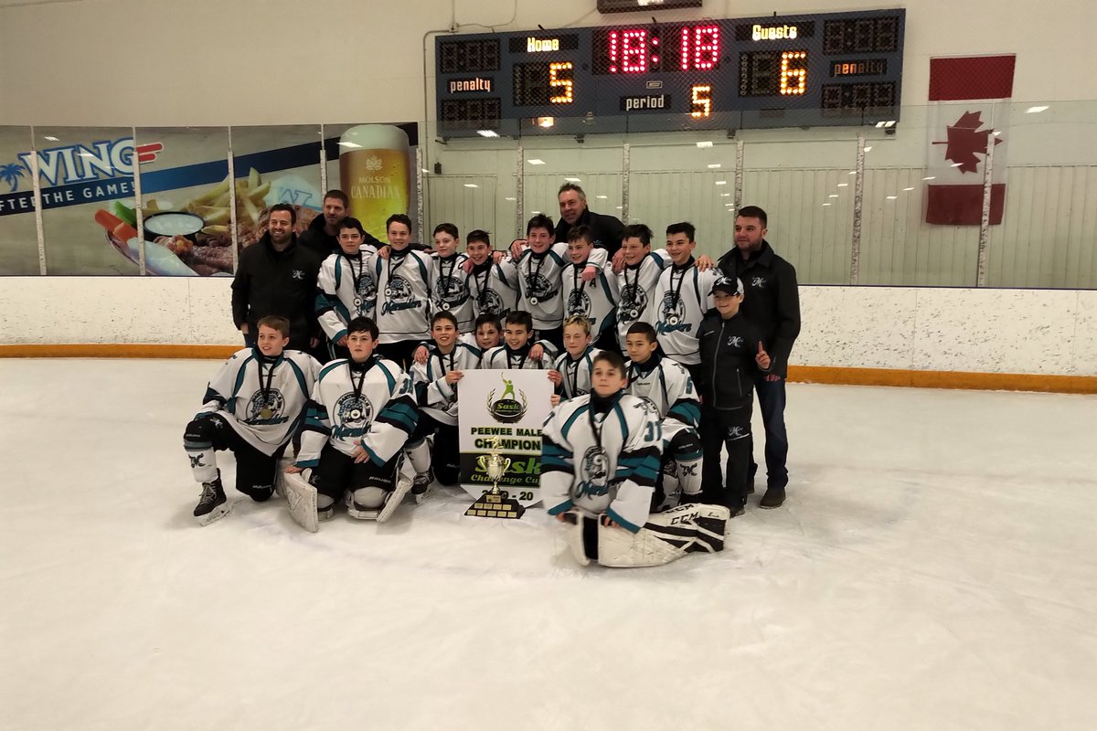 Congrats to the Martensville Marauders as they take the PW Male SCC for 2019-20 with a 6-5 OT win over the West Central Wheatkings.