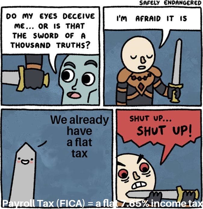 DO NOT buy the flat tax lie. NO flat income tax ends IRS, is going to stay flat and protects you from embedded taxes. #FAIRtax is the fix.