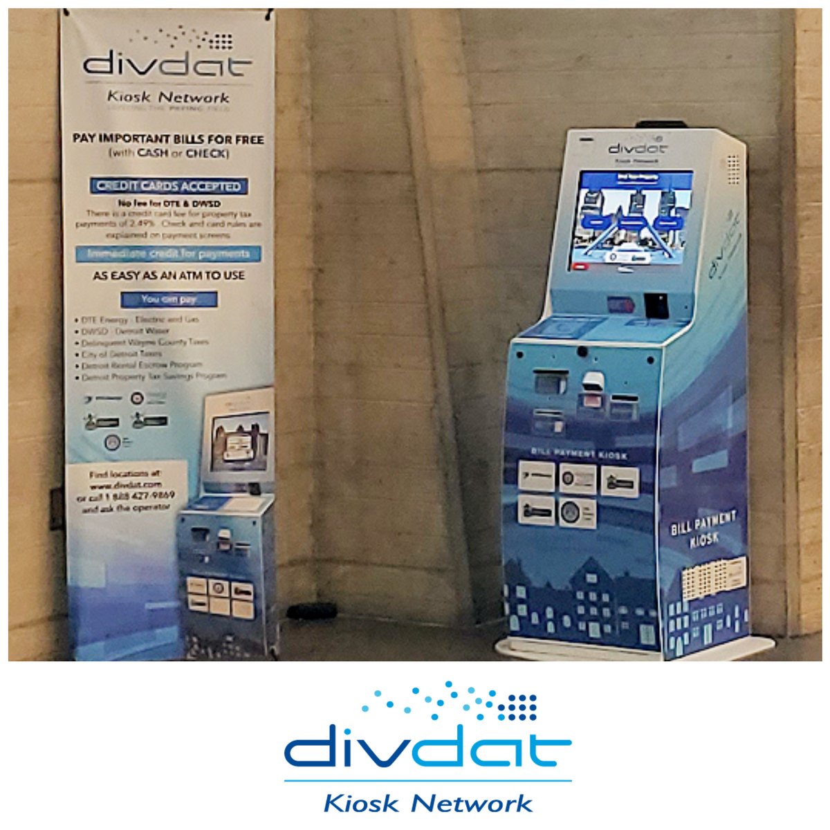DivDatKiosk's tweet image. Stopping by the Rosa Parks Transit Center?

You can spend your time productively by using the 24 hour #DivDat kiosk to take care of those post-holiday bills!

Locations: bit.ly/ddkiosks

#Detroit #billpayment #dteenergy