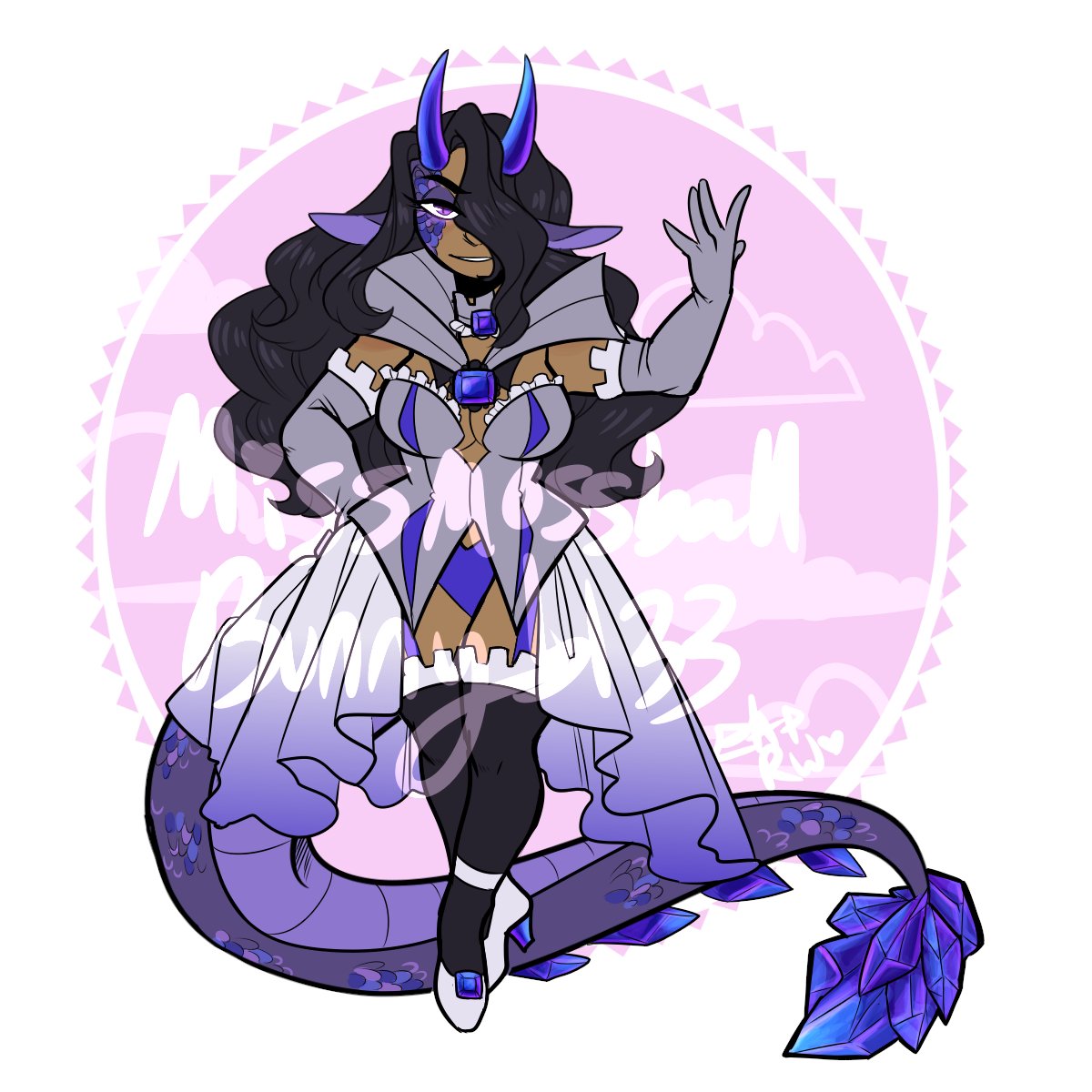 Miss_mossball's tweet photo. Adopt-a-day: #5
indigo Dragon
she's $30! (because her design is a little more intricate)
colors were done byyy @DuckRoulette <3<3<3
#adopt #adoptable #adoptaday #doodleheaven #dragon #kenomimi #fantasy https://t.co/09RzDKpOEE