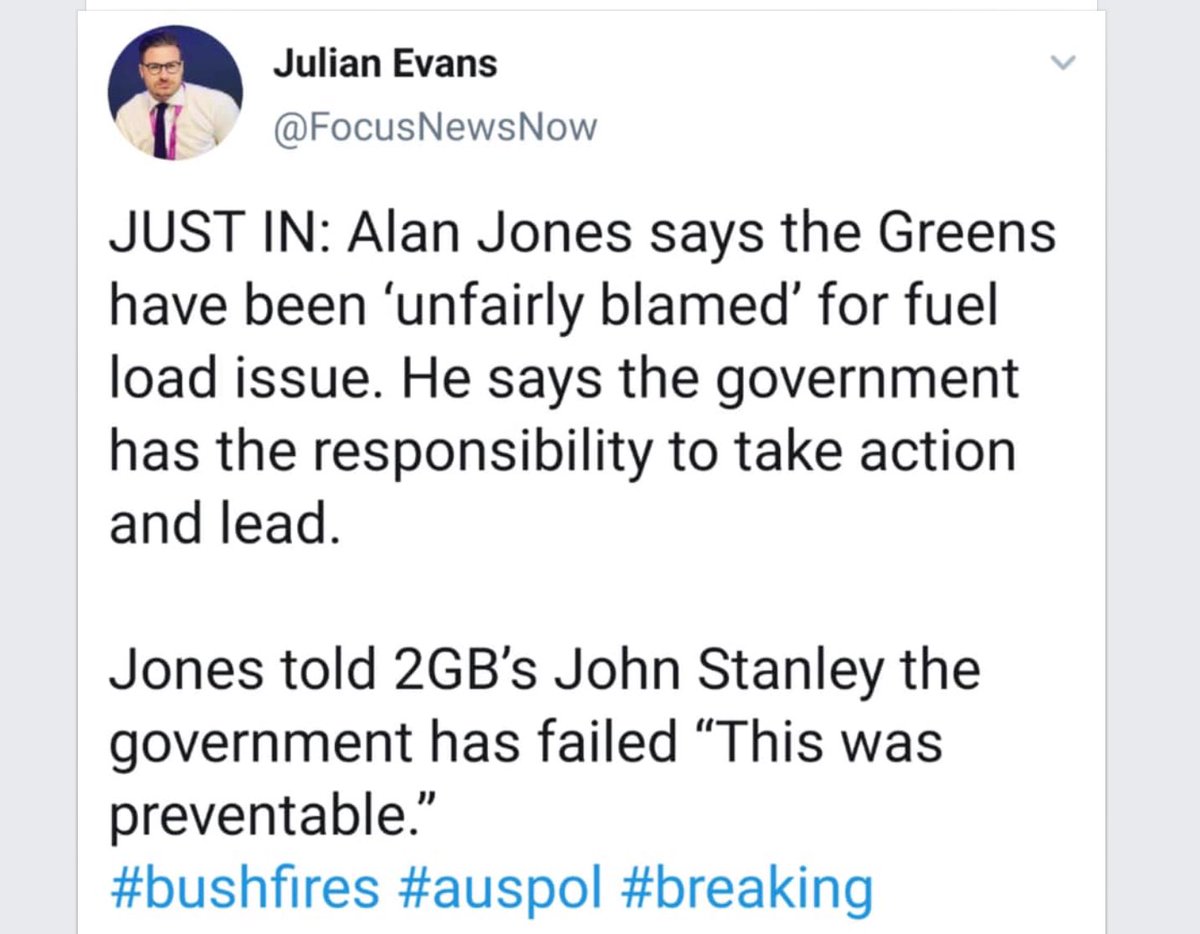 blumenmenace's tweet photo. First Piers Morgan and now Alan Jones. Look out for flying pigs and the blue moon tonight people.
#bushires #Australia #nswisburning #VictoriaFires https://t.co/ThhmFZriz4
