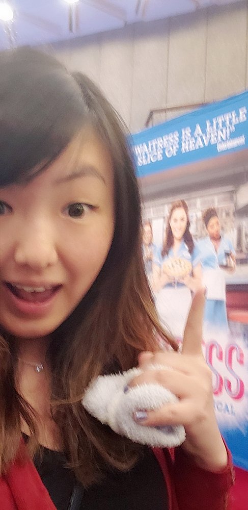 jenlibeans's tweet photo. In 2016, I fell in ❤ with "She used to be mine" from the @WaitressMusical. Think how excited I was when @BACTouring scored @WaitressOnTour this season. Sugar, butter, flour time at @CanadasNAC! #BACWaitress
(😝 I match the NAC Seats and the 🥧!) https://t.co/13n17aVLBy