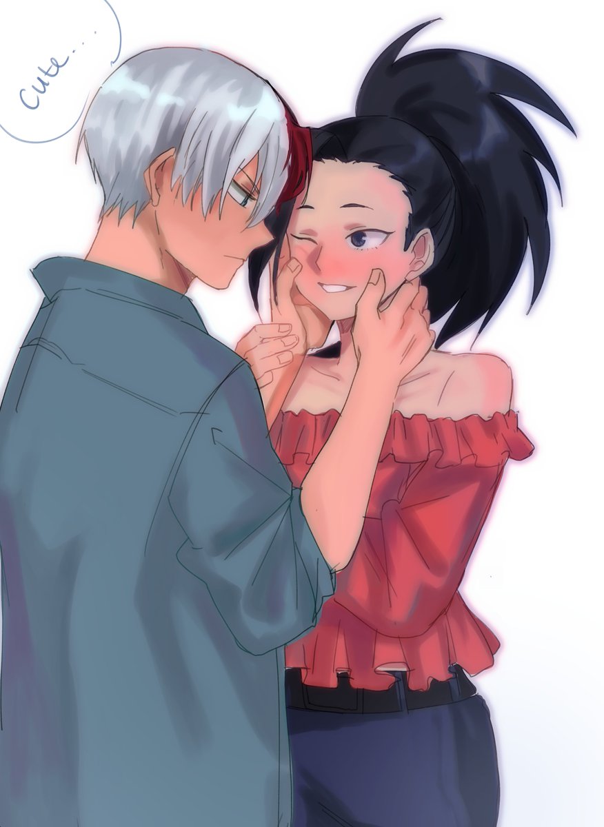 Todomomo ask request on Tumblr #bnha #mha.