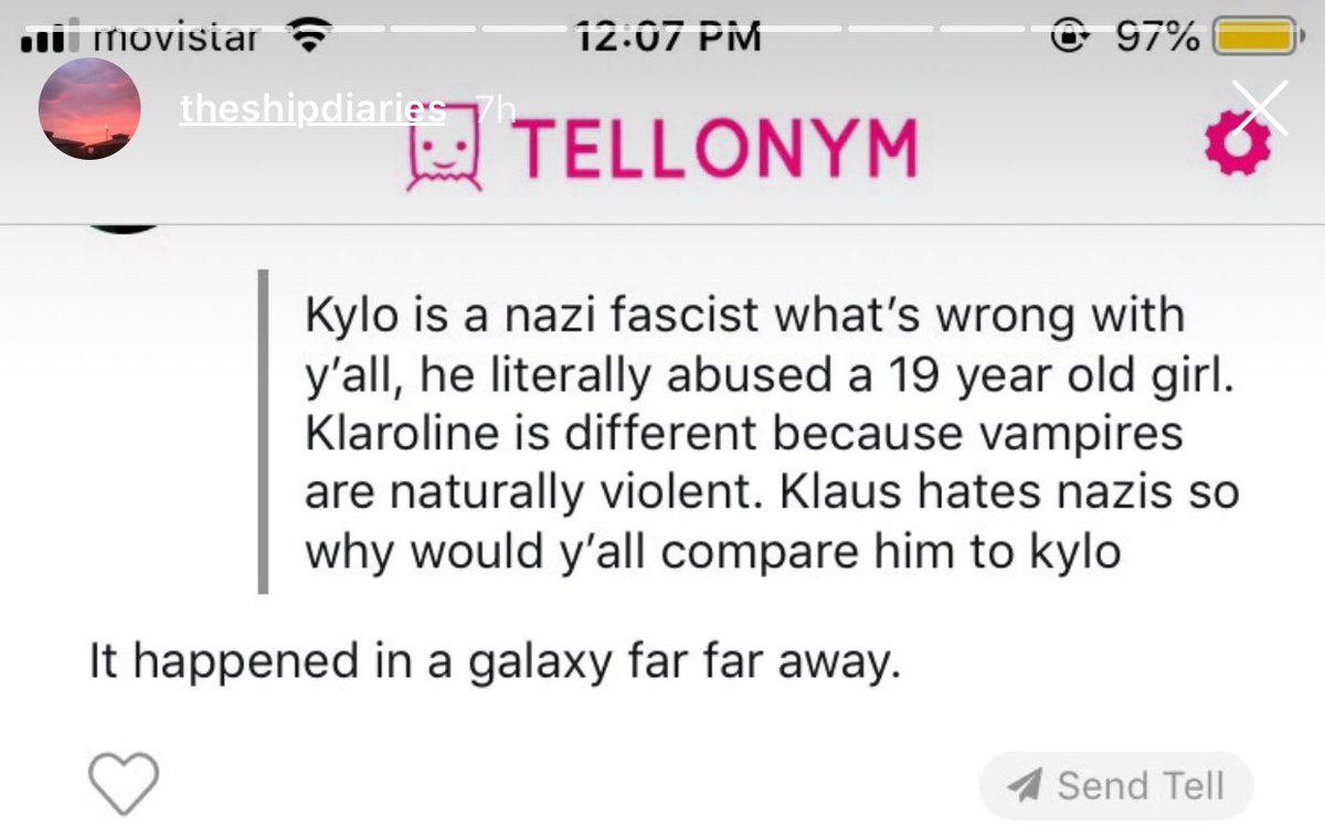 darkvned's tweet photo. this bitch really said it happened in a galaxy far far away to justify kylo’s abuse, bruv what u smoking💀💀 https://t.co/AcCmURTT8g