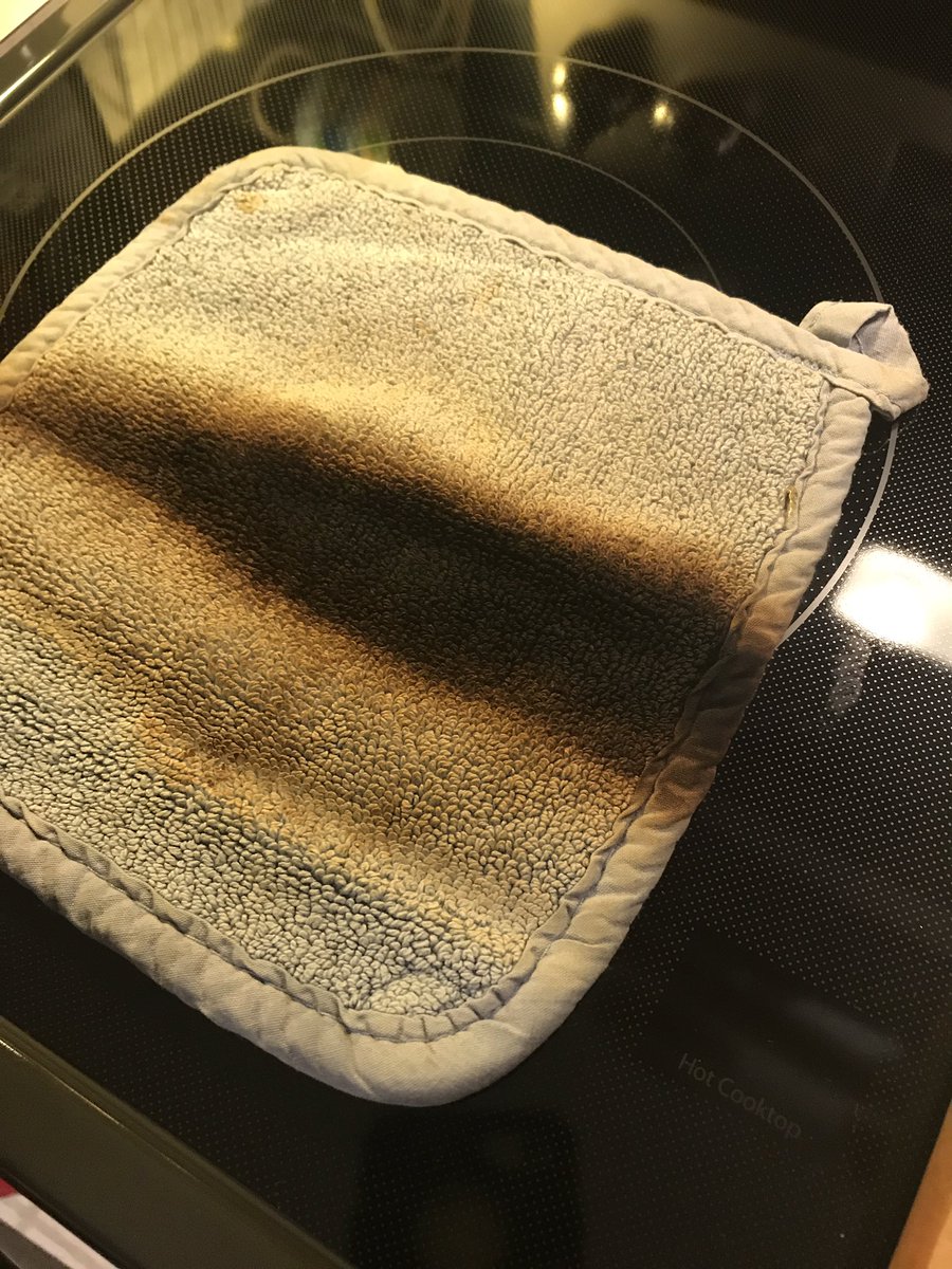 HilLaurious's tweet photo. @misseducated Thank you for validating my opinion - I burnt this potholder in the midst of the argument with my mother https://t.co/0rxkZadet5