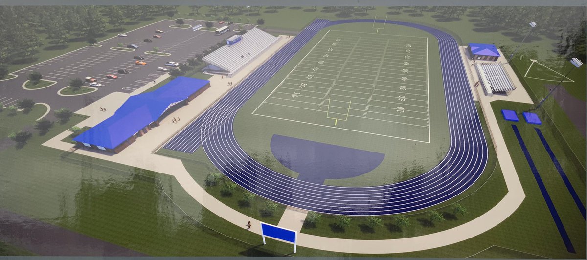 Design picture of the New Louisburg High School Athletic Complex