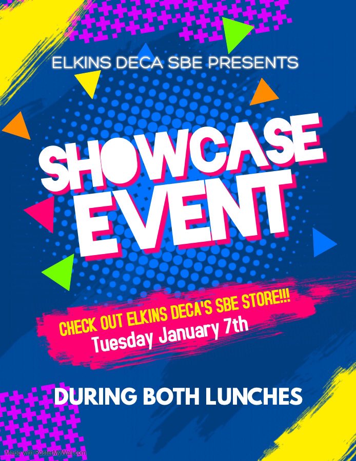 Come check out our merch at both lunches on Tuesday! <a href="/TexasDECA/">Texas DECA</a> #SBE #texasdeca