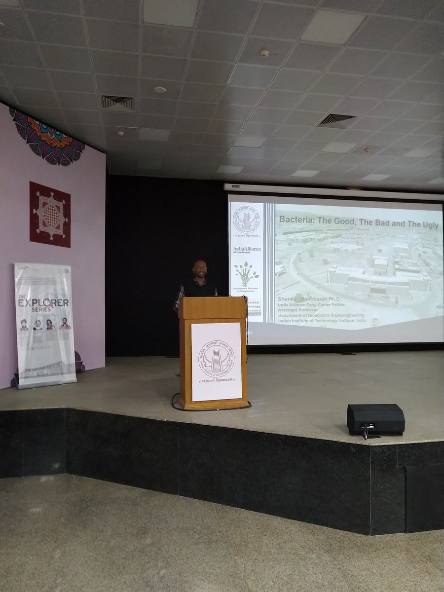 biologyshyology's tweet photo. #TheExplorerSeries organised by @India_Alliance in collaboration with @IITJ_Official kicks off! #SciComm #PopSci https://t.co/h5FRNDijgZ