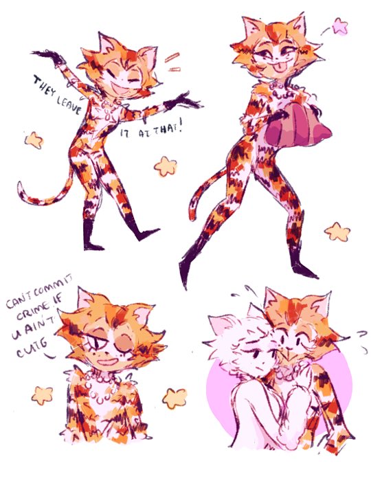 coconut_flan's tweet photo. Be gay do crime...💖🐈#catsthemusical #Rumpleteazer https://t.co/XRx0Mff2rK