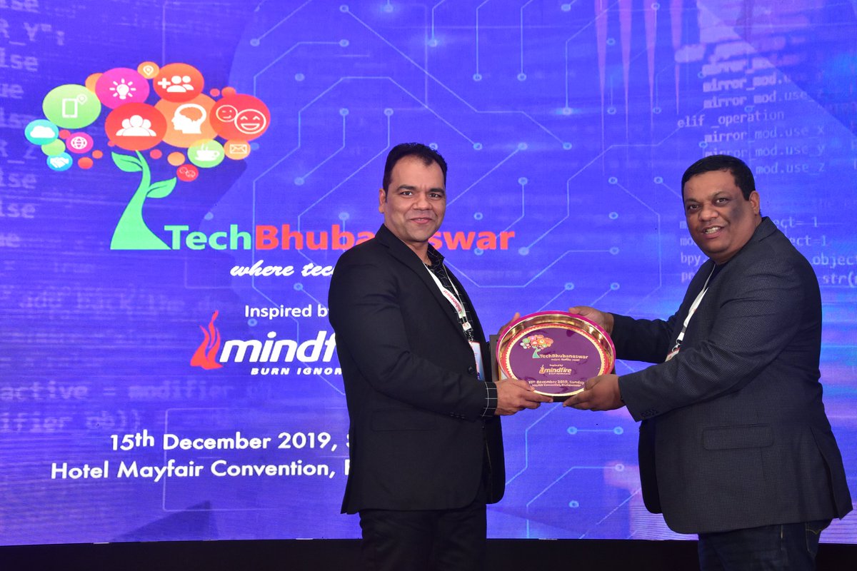 TechBhubaneswar's tweet photo. Snaps of #TechBhubaneswar third #Opensource &amp; #Web speaker @techierathore, he is an #Azure Solution Architect.

He delivered a topic on "#FullStack #webdevelopment development  without #javascript 

#TechBhubaneswar #Mindfire #TechEvent #TechConference #ITEvent https://t.co/S0KVOhEJ5c